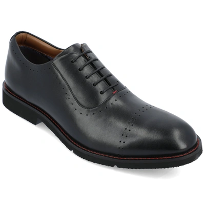 Thomas & Vine Morey Perforated Detailing Oxford In Black