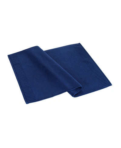 Brooks Brothers Fancy Border Bath Mat In Navy