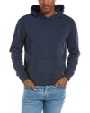 Onia Garment Dye Pullover Hoodie In Blue