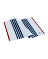 Brooks Brothers Nautical Blanket Stripe Bath Mat In White