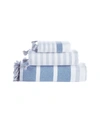 Brooks Brothers Pesthemal Turkish Cotton 3-piece Towel Set In Blue
