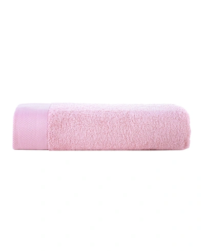 Brooks Brothers Solid Signature Bath Sheet In Pink