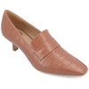 Journee Collection Celina Loafer Pump In Brown