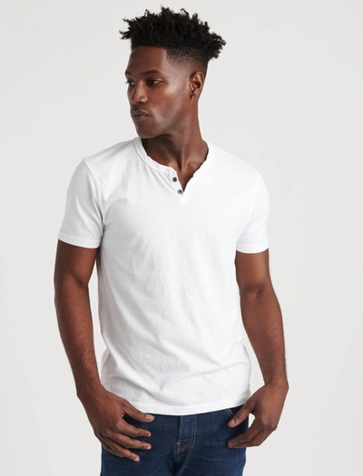 Lucky Brand Mens Vbo Notch Neck In White