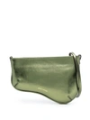 MANU ATELIER MANU ATELIER MINI CURVE BAG LEATHER SHOULDER BAG