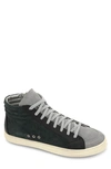 P448 Skate High Top Sneaker In Black Chess