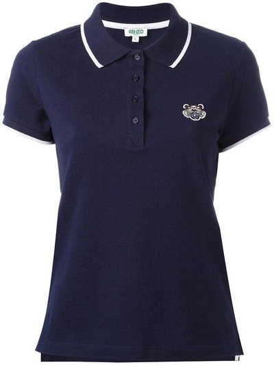 Kenzo Navy Tiger Patch Polo