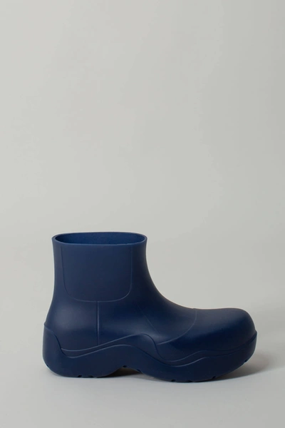 Bottega Veneta Puddle Ankle Boot In Blue