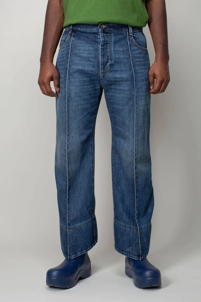 パンツ Bottega Veneta Curved shape denim pants Bottega Veneta Curved Shape Denim Jeans In Midnight Blue | ModeSens