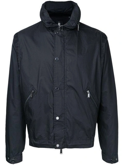 Kent & Curwen Lightweight Button Jacket In Black