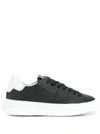 Philippe Model Temple Veau Laced Sneakers In Black