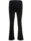 Mother The Insider Frayed Jeans In Black