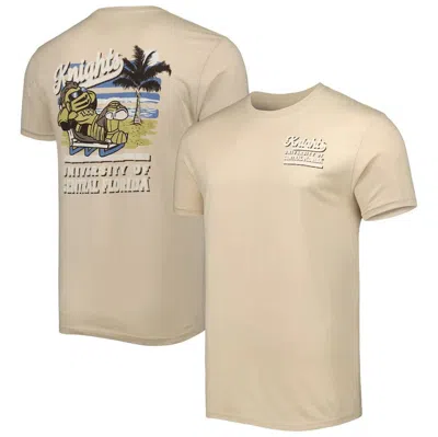 Image One Natural Ucf Knights Hyperlocal Beach Premium T-shirt In White
