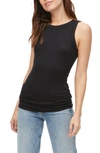 MICHAEL STARS HALLEY SIDE RUCHED TANK