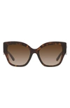 Tory Burch 54mm Gradient Butterfly Sunglasses In Dk Tort