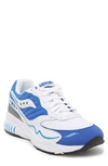 Saucony 3d Grid Hurricane Sneakers In White/ Royal