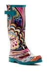 Nomad Puddles Waterproof Rain Boot In Turquoise Monet
