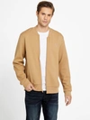 Guess Factory Astro Quilted Flight Jacket In Beige
