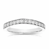 Vir Jewels 1/2 Cttw Diamond Wedding Band For Women, Contour Wave Round Diamond Wedding Band In 14k White Gold P In Silver