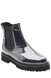 Andre Assous Peggy Vinyl Water Resistant Featherweight Chelsea Bootie In Grey