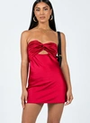 Princess Polly Shellie Mini Dress In Red