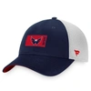 FANATICS FANATICS BRANDED NAVY WASHINGTON CAPITALS AUTHENTIC PRO RINK TRUCKER SNAPBACK HAT