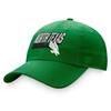 Top Of The World Green North Texas Mean Green Slice Adjustable Hat In Green