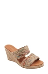 Andre Assous Nolita Wedge Sandal In Multi