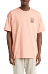 Nike Acg Loose Fit Logo Patch T-shirt In Light Madder Root