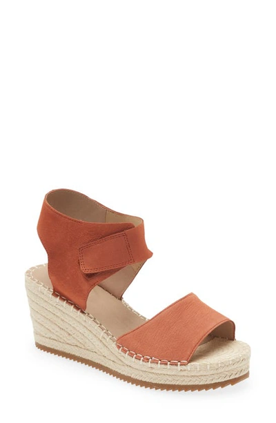 Eileen Fisher Weslia Espadrille Platform Wedge Sandal In Cider