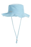 Jacquemus Le Bob Artichaut Cotton Twill Bucket Hat In Blue