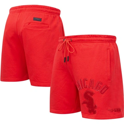 PRO STANDARD PRO STANDARD CHICAGO WHITE SOX TRIPLE RED CLASSIC SHORTS