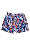 SNAPPER ROCK KIDS' FISH FRENZY VOLLEY SHORTS