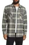 BRIXTON BOWERY STANDARD FIT PLAID FLANNEL BUTTON-UP SHIRT