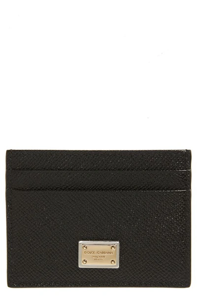 DOLCE & GABBANA DOLCE&GABBANA DG PLACARD CALFSKIN CARD HOLDER