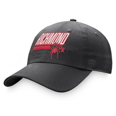 TOP OF THE WORLD TOP OF THE WORLD CHARCOAL RICHMOND SPIDERS SLICE ADJUSTABLE HAT