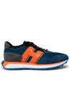 Hogan H607 Lace-up H Fluo In Blue