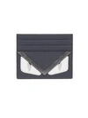 FENDI Monster Leather Card Case