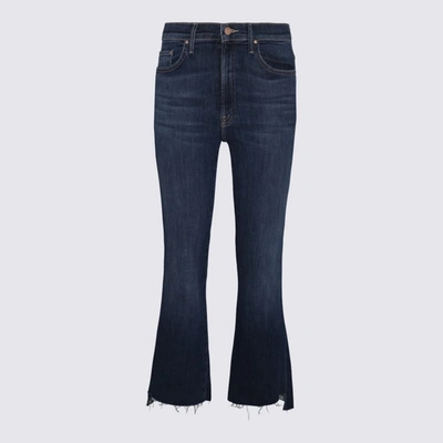 Mother Insider Crop Step Fray Jean In Girl Crush In Blue