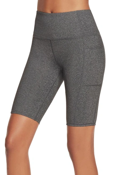 Skechers Goflex Side Pocket Bike Shorts In Gray