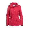 5besties Women's Carolina Girl Lined Windbreaker Jacket In Red