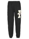 5*progress Black Cotton Bear Sweatpants In Black