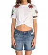 5*progress Patch T-shirt In White In White