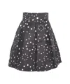 5*progress Pleated Skirt With Polka Dots In Gray
