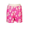 5*progress Shorts Rosa Con Fantasia Floreale In Rosa