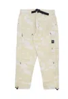 5tate Of Mind Long Men's Hidden Cargo Pants Off White/camo In Off White/camo