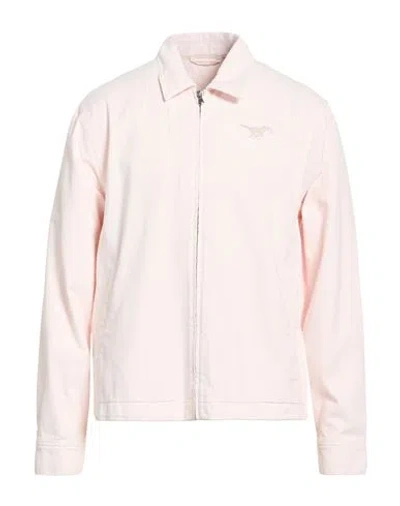 5tate Of Mind Man Shirt Light Pink Size L Cotton