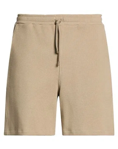 5tate Of Mind Man Shorts & Bermuda Shorts Khaki Size L Cotton In Sand