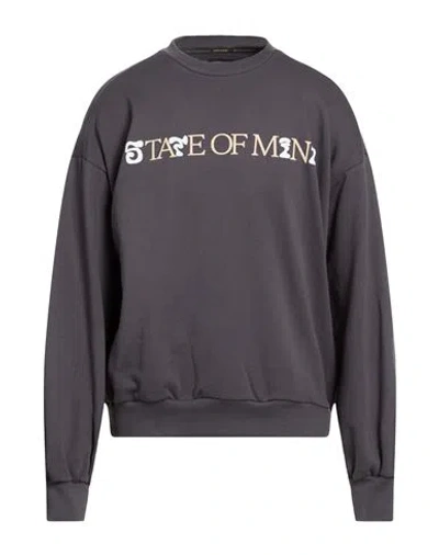 5tate Of Mind Man Sweatshirt Grey Size L Cotton In Gray