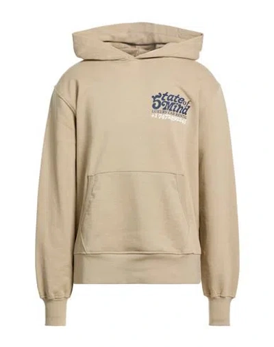5tate Of Mind Man Sweatshirt Sand Size L Cotton In Neutral